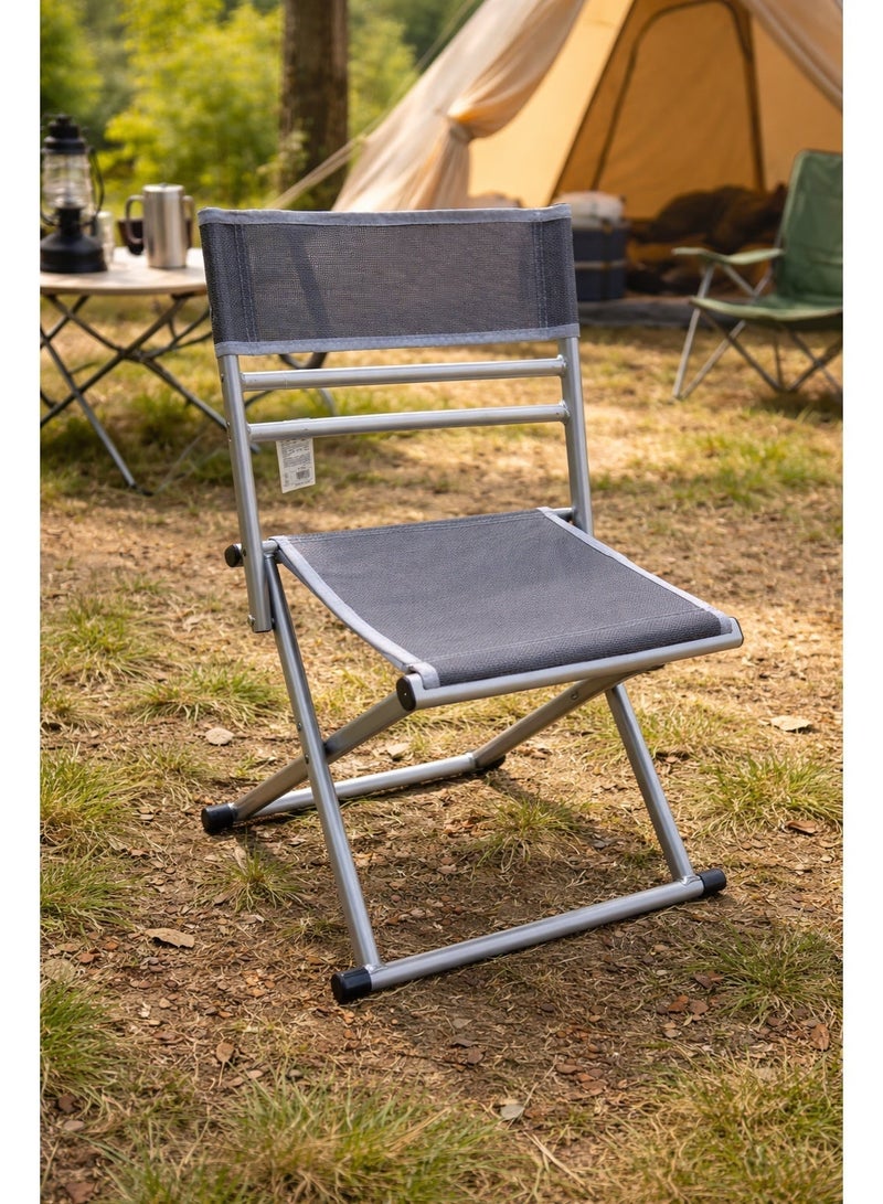Earss Compact Folding Chair with Reinforced Steel Frame – Portable Lightweight Seating with Durable Woven Fabric for Indoor & Outdoor Use - Image 2